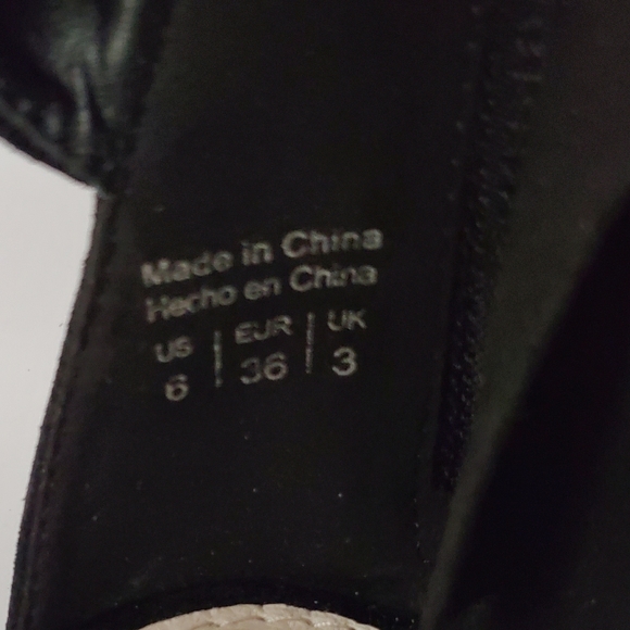 ALDO Stilletos Suede Heels Black Size 6 - Picture 7 of 9